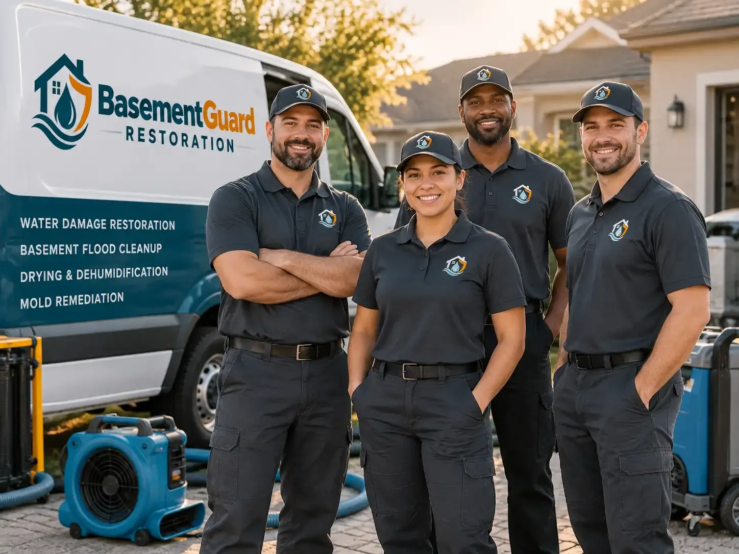 Basement Water Damage Restoration company in Van Dyne, WI